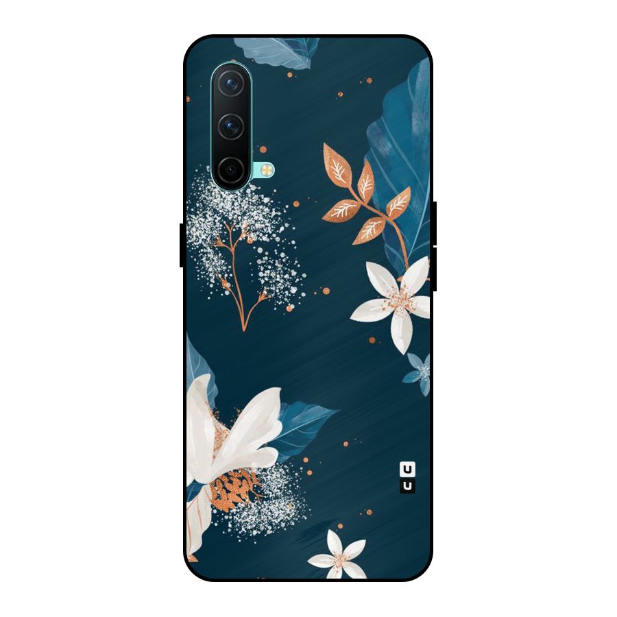 Royal Floral Metal Back Case for OnePlus Nord CE 5G
