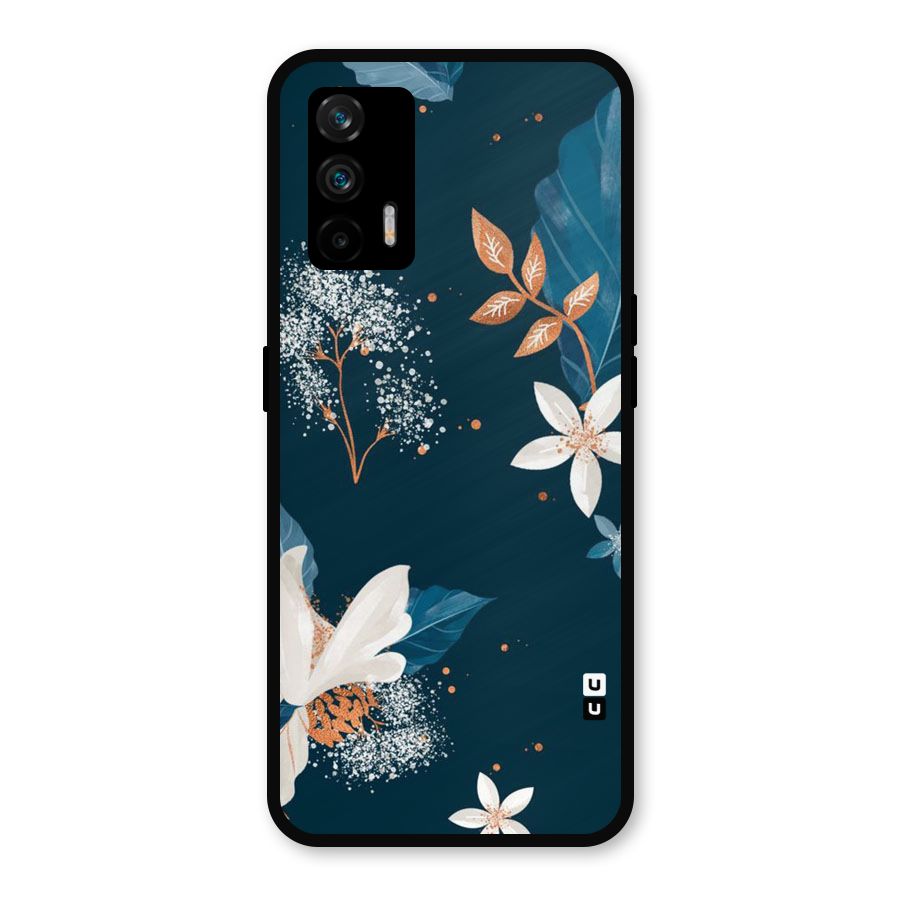 Royal Floral Metal Back Case for Realme GT 5G