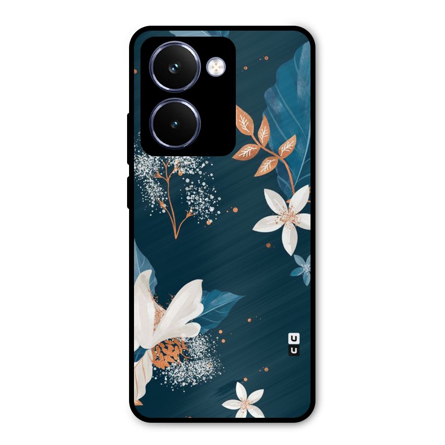 Royal Floral Metal Back Case for Realme P3 Ultra