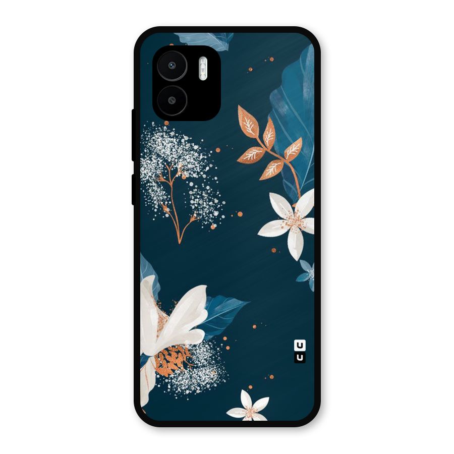 Royal Floral Metal Back Case for Redmi A1