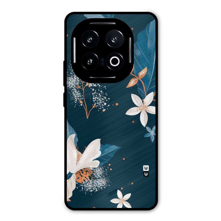 Royal Floral Metal Back Case for iQOO 13