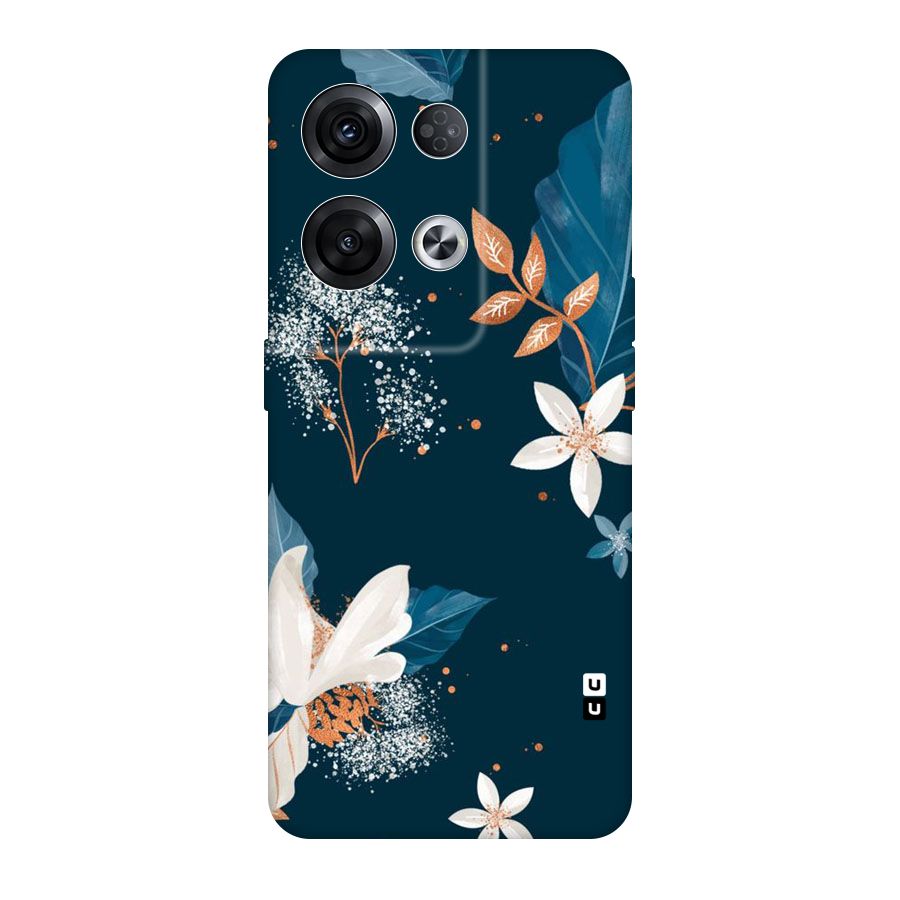Royal Floral Original Polycarbonate Back Case for Oppo Reno8 Pro 5G