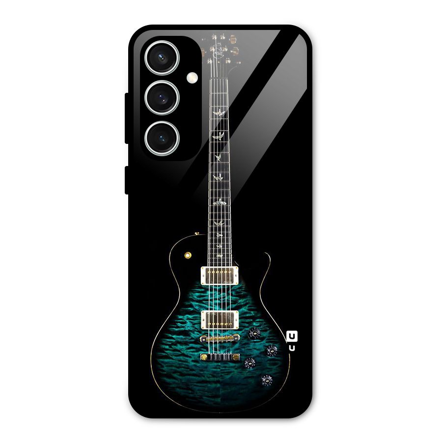 Royal Green Guitar Glass Back Case for Galaxy S23 FE