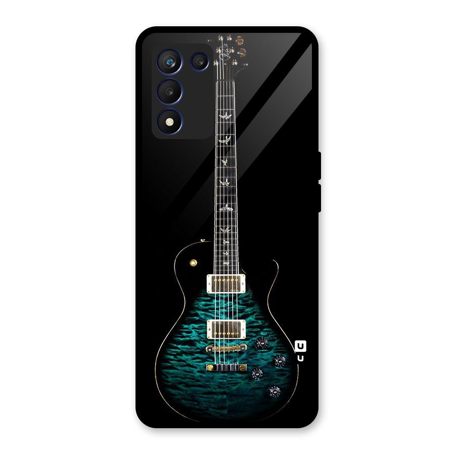 Royal Green Guitar Glass Back Case for Realme 9 5G Speed