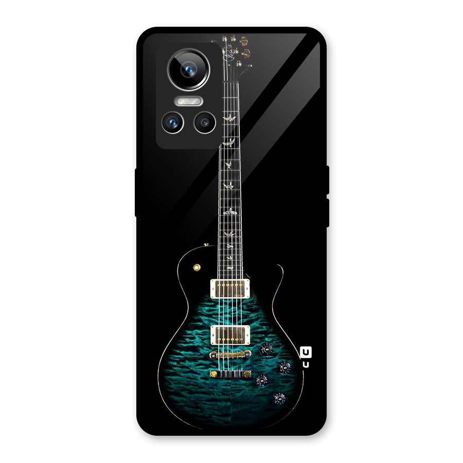 Royal Green Guitar Glass Back Case for Realme GT Neo 3