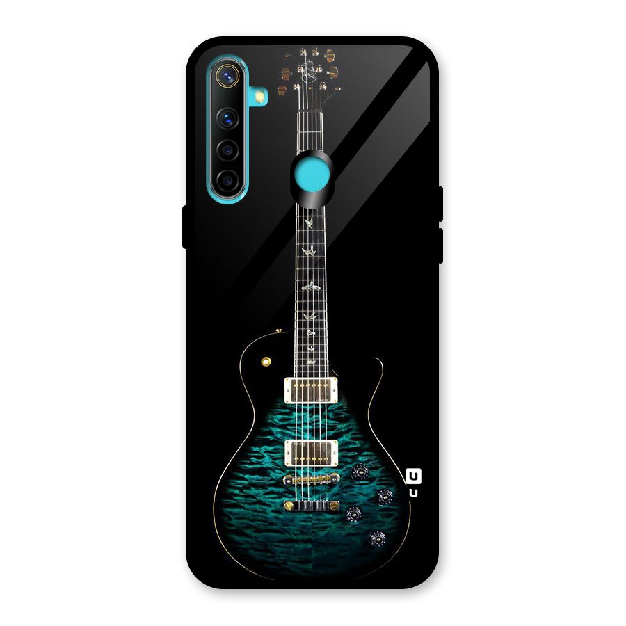 Royal Green Guitar Glass Back Case for Realme Narzo 10