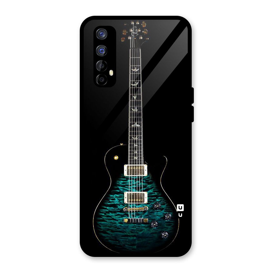 Royal Green Guitar Glass Back Case for Realme Narzo 20 Pro