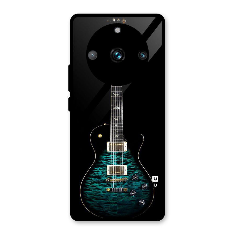 Royal Green Guitar Glass Back Case for Realme Narzo 60 Pro