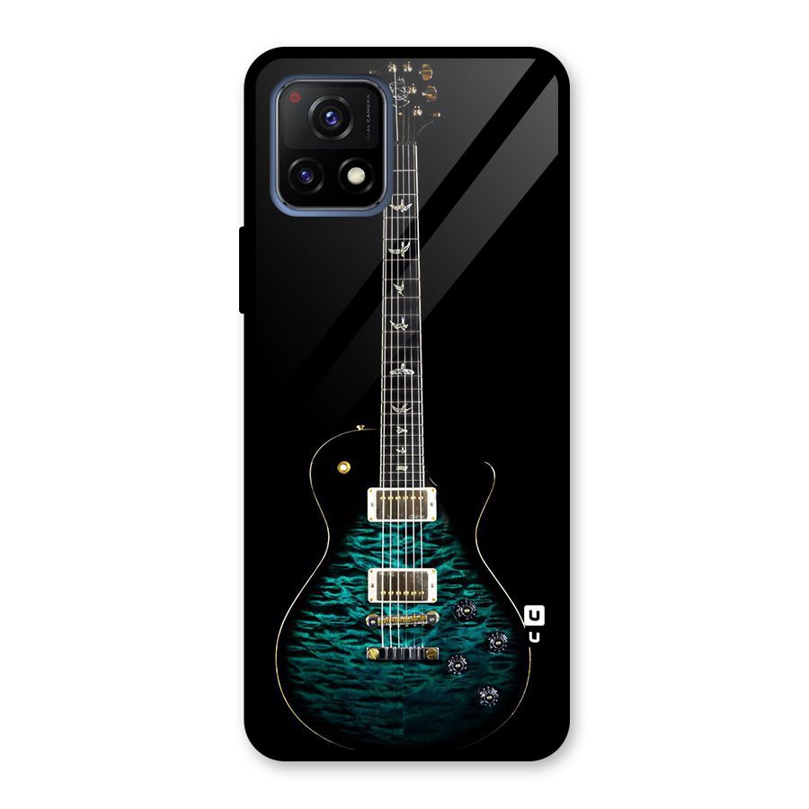 Royal Green Guitar Glass Back Case for Vivo Y72 5G