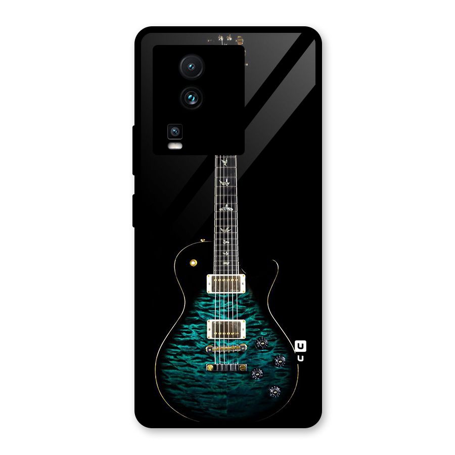 Royal Green Guitar Glass Back Case for Vivo iQOO Neo 7