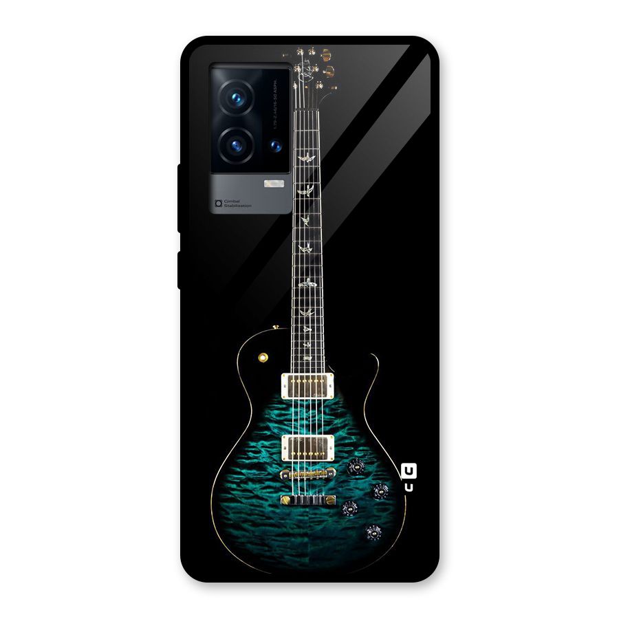 Royal Green Guitar Glass Back Case for iQOO 9 5G