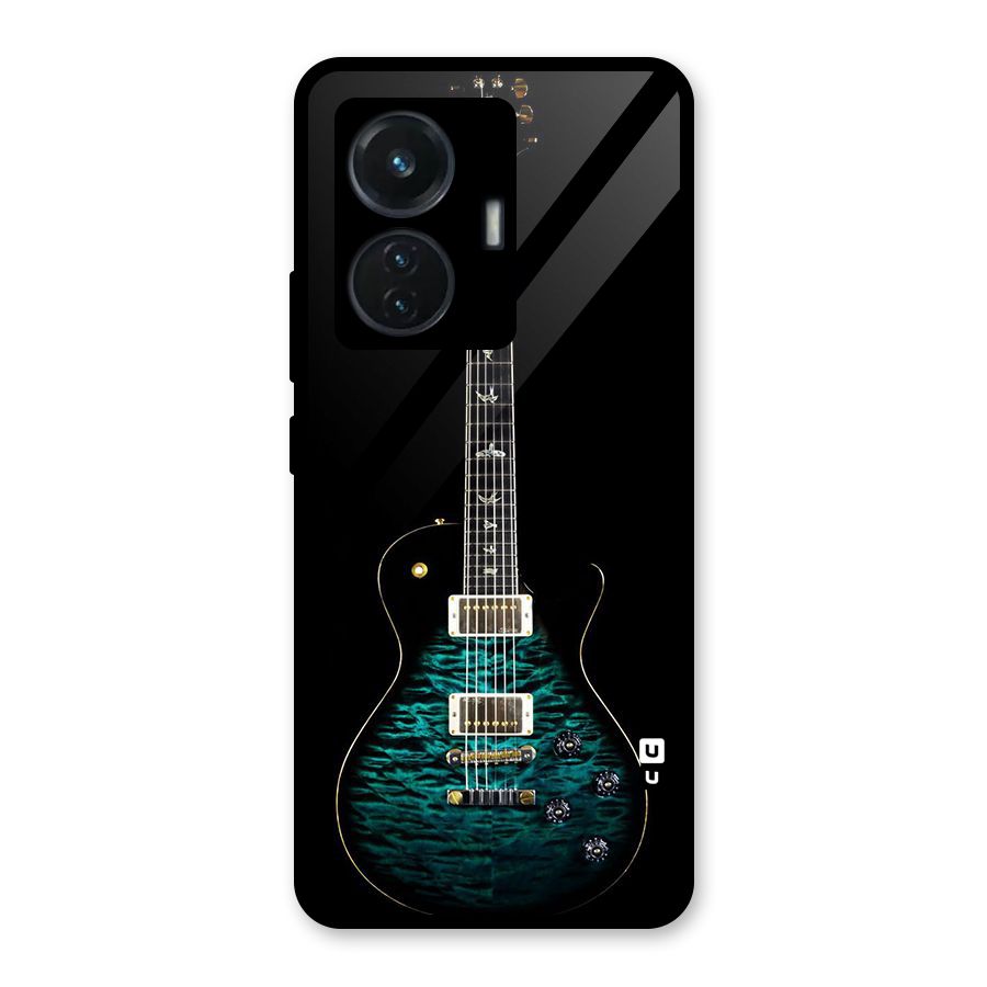 Royal Green Guitar Glass Back Case for iQOO Z6 44W