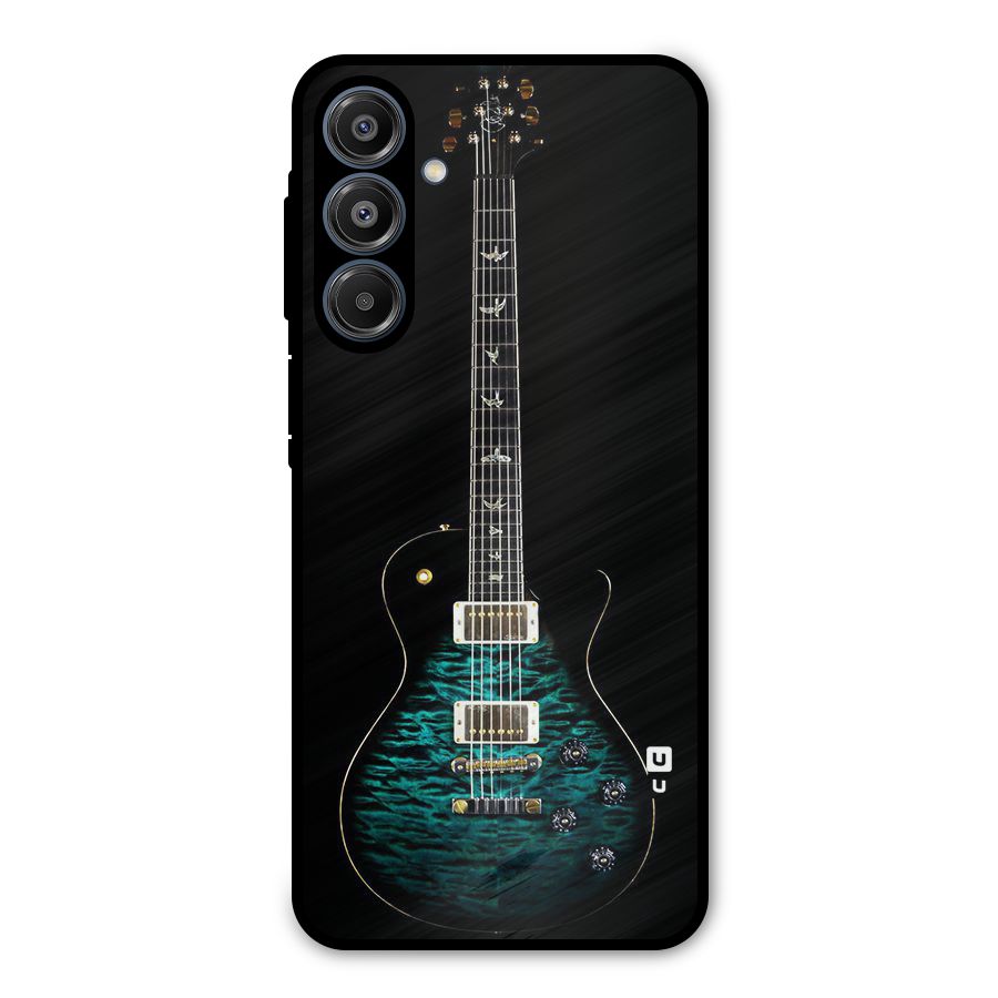 Royal Green Guitar Metal Back Case for Galaxy A16 5G