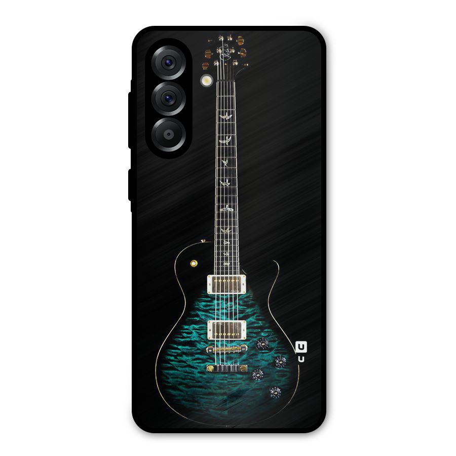 Royal Green Guitar Metal Back Case for Galaxy A36