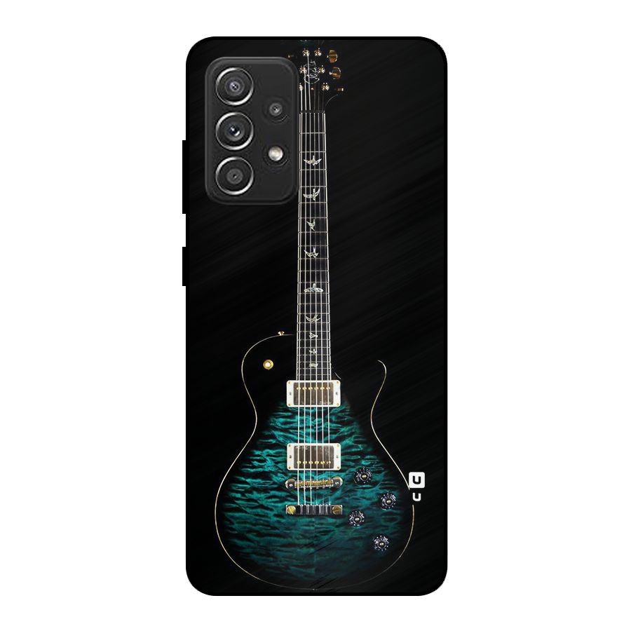 Royal Green Guitar Metal Back Case for Galaxy A52s 5G