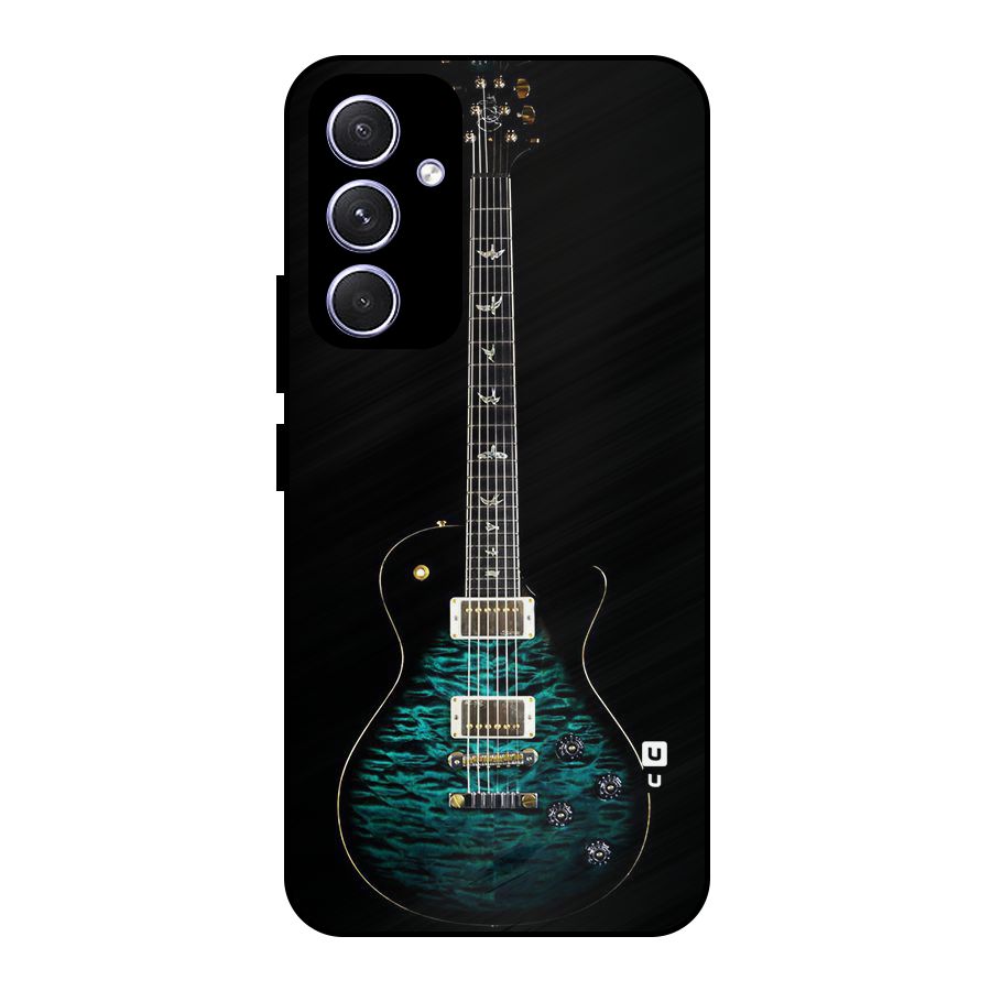 Royal Green Guitar Metal Back Case for Galaxy A54
