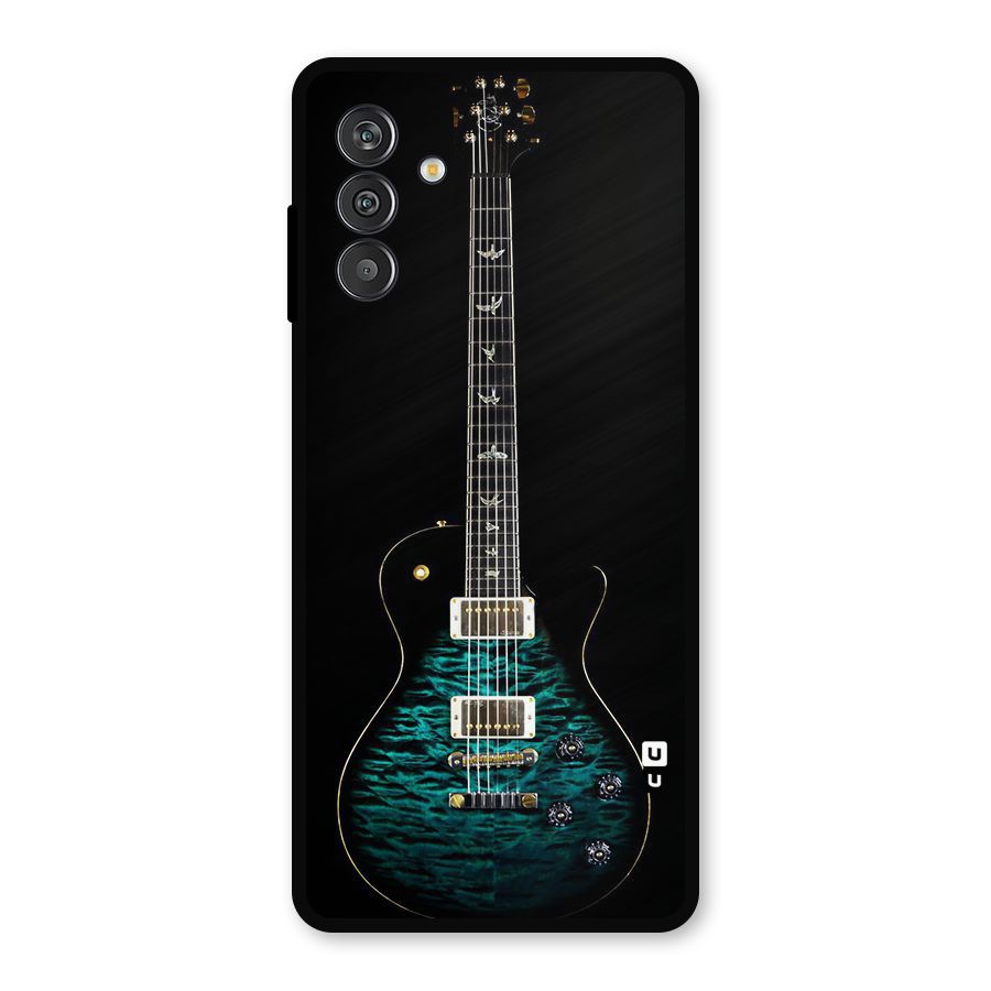 Royal Green Guitar Metal Back Case for Galaxy M13