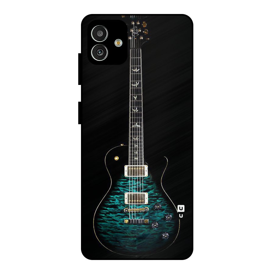 Royal Green Guitar Metal Back Case for Galaxy M13 5G