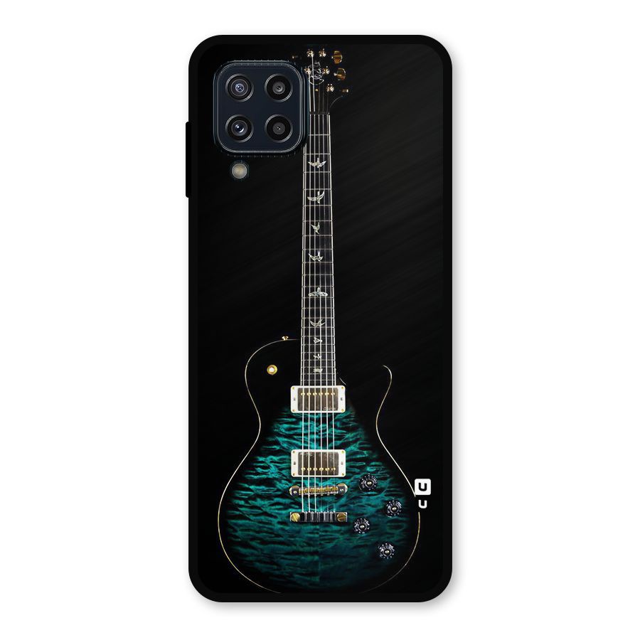 Royal Green Guitar Metal Back Case for Galaxy M32