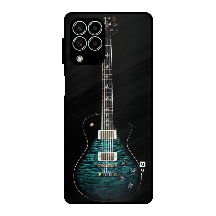 Royal Green Guitar Metal Back Case for Galaxy M33