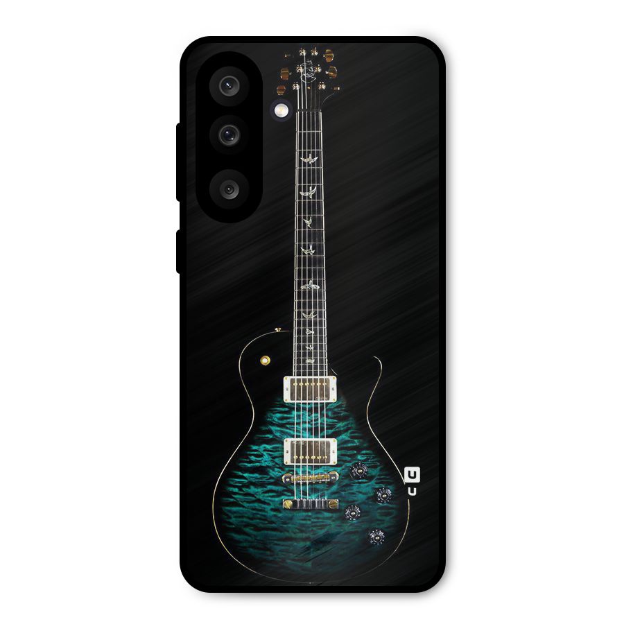 Royal Green Guitar Metal Back Case for Galaxy M56