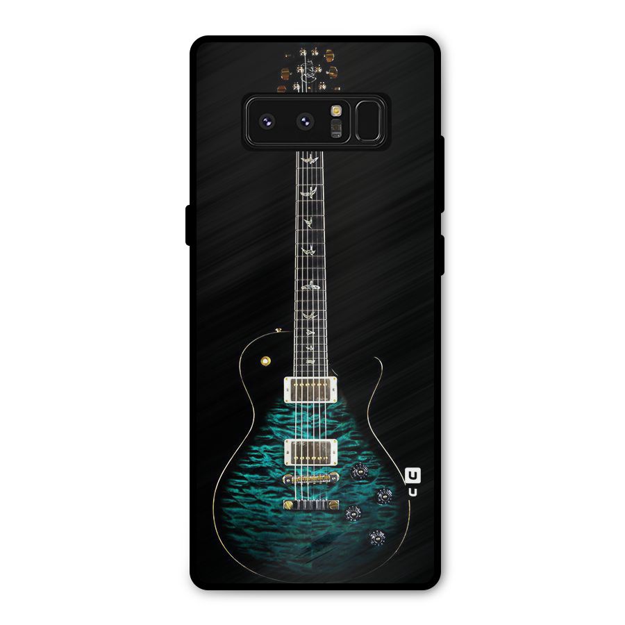 Royal Green Guitar Metal Back Case for Galaxy Note 8