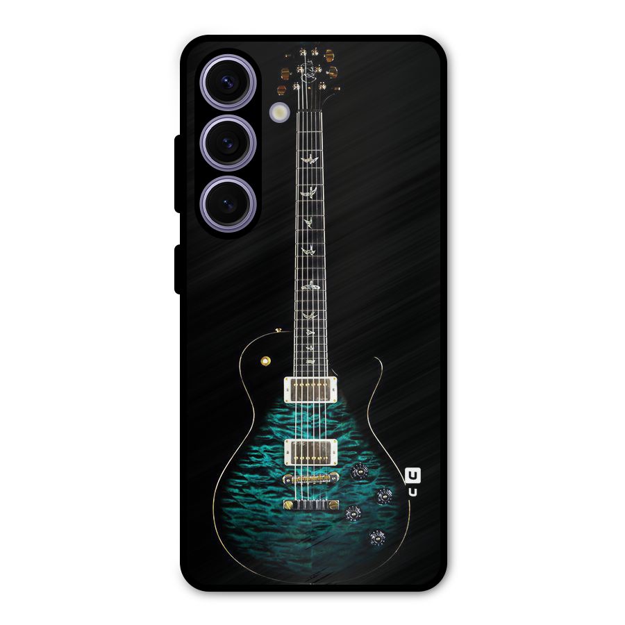 Royal Green Guitar Metal Back Case for Galaxy S24