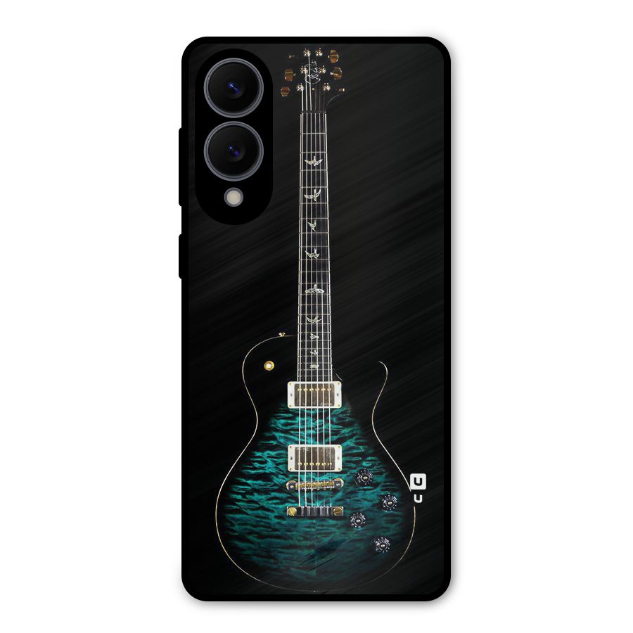 Royal Green Guitar Metal Back Case for Galaxy S25 Edge