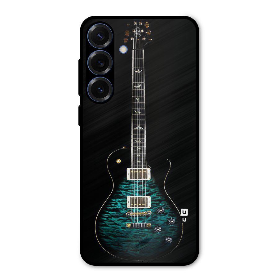 Royal Green Guitar Metal Back Case for Galaxy S25 Plus