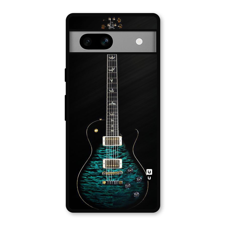 Royal Green Guitar Metal Back Case for Google Pixel 7a