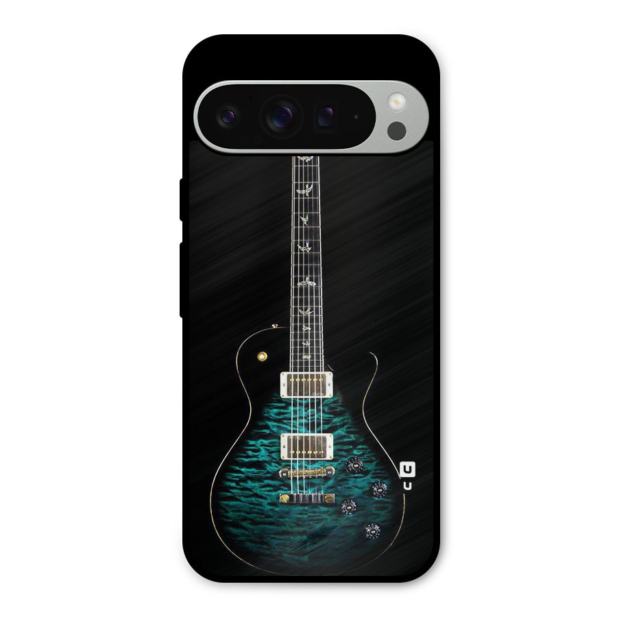Royal Green Guitar Metal Back Case for Google Pixel 9 Pro XL