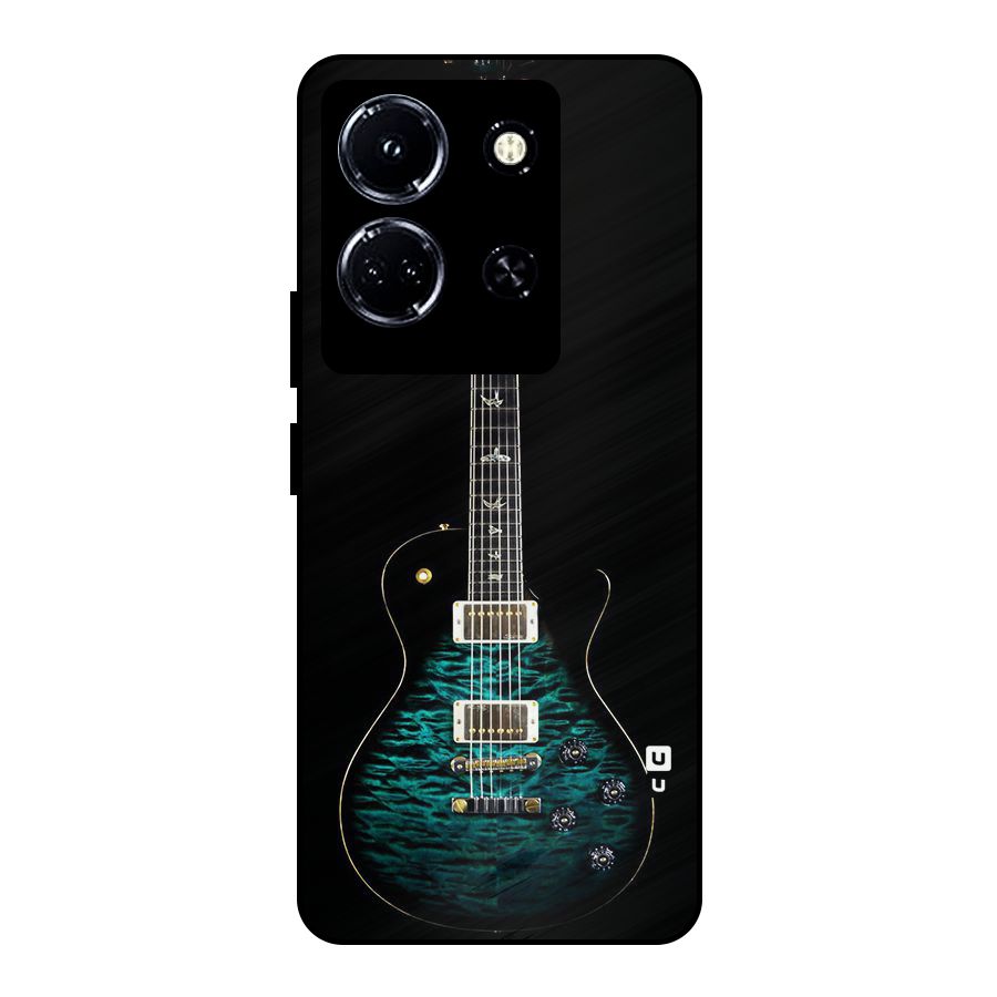 Royal Green Guitar Metal Back Case for Infinix Note 30 5G