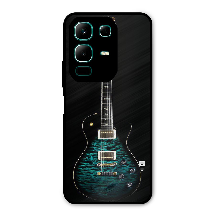 Royal Green Guitar Metal Back Case for Infinix Note 50x