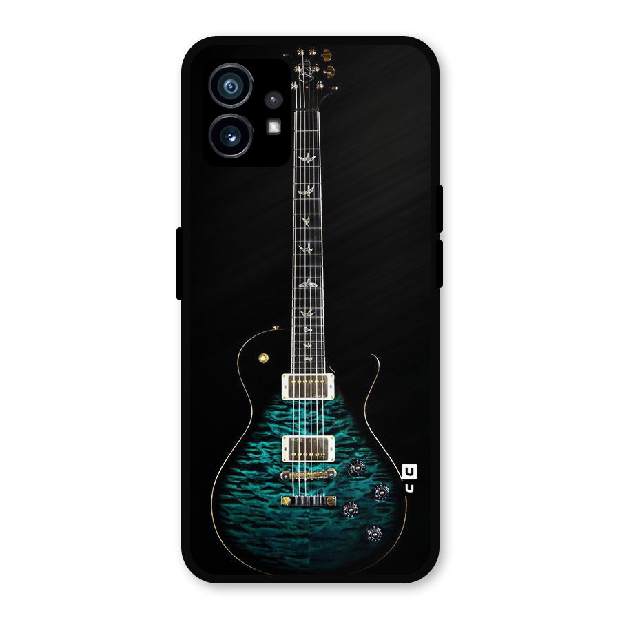 Royal Green Guitar Metal Back Case for Nothing Phone 1