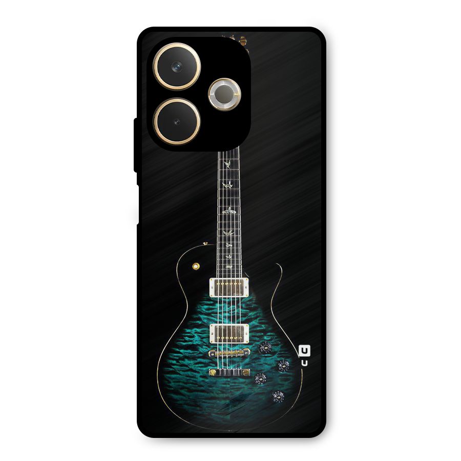 Royal Green Guitar Metal Back Case for Oppo A5 Pro