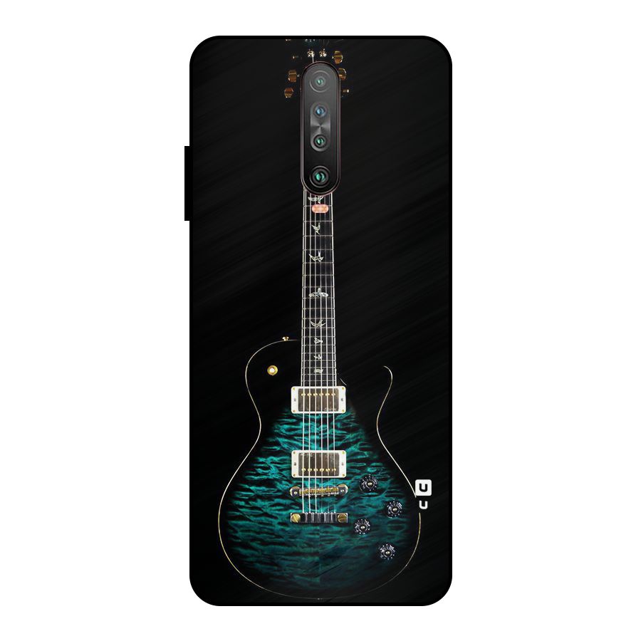 Royal Green Guitar Metal Back Case for Poco X2