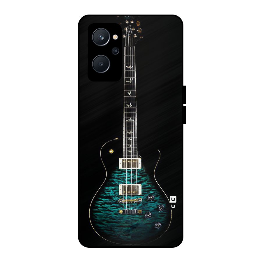 Royal Green Guitar Metal Back Case for Realme 9i 5G