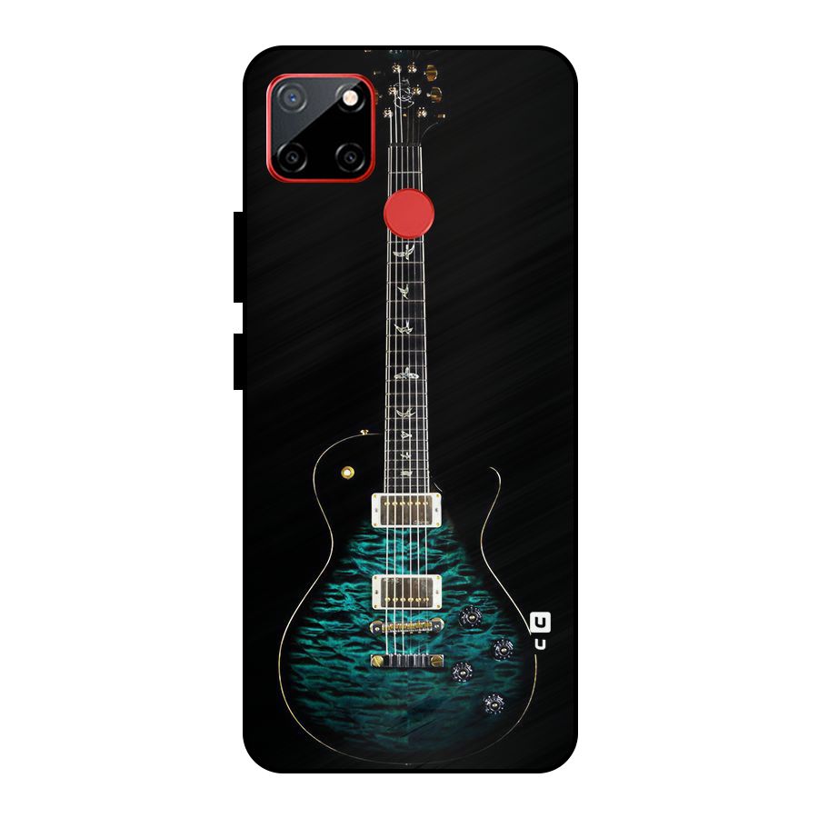 Royal Green Guitar Metal Back Case for Realme C12