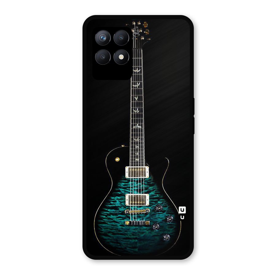 Royal Green Guitar Metal Back Case for Realme Narzo 50