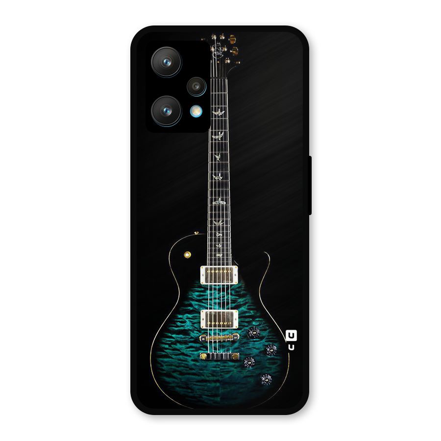 Royal Green Guitar Metal Back Case for Realme Narzo 50 Pro