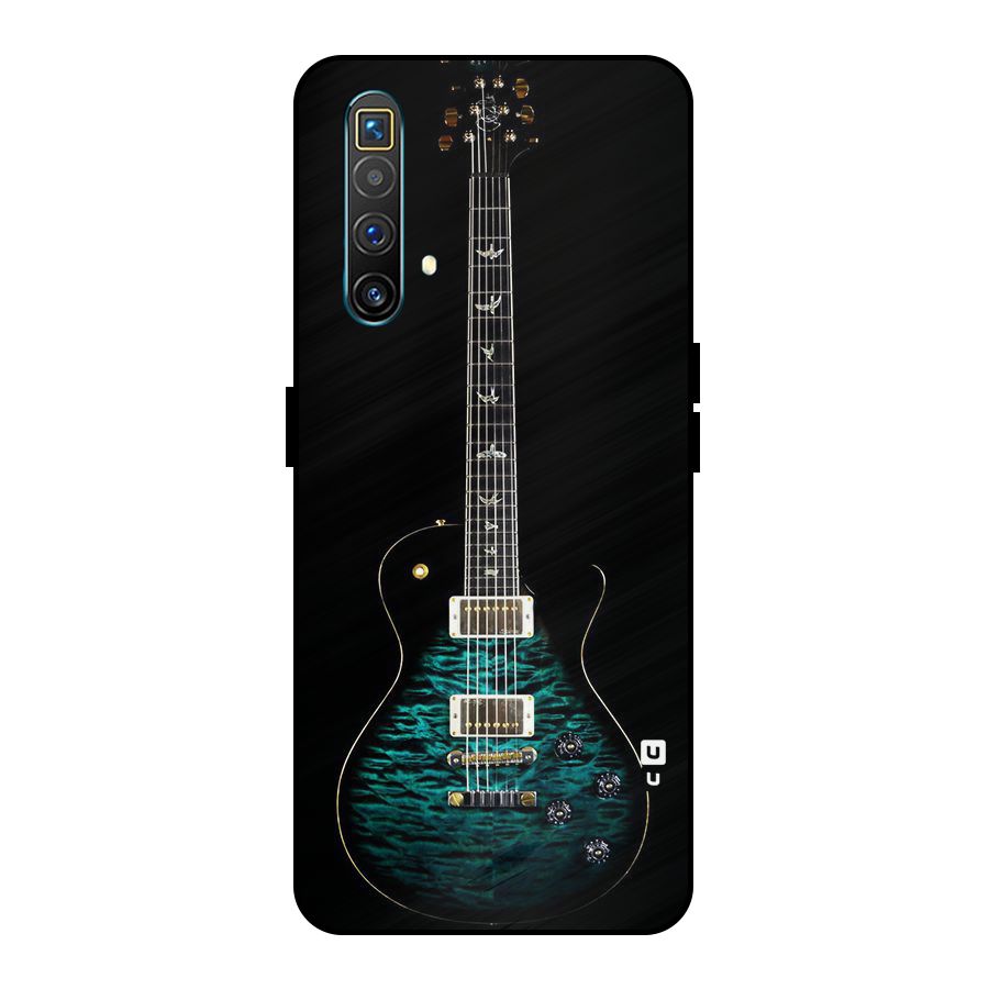 Royal Green Guitar Metal Back Case for Realme X3 SuperZoom