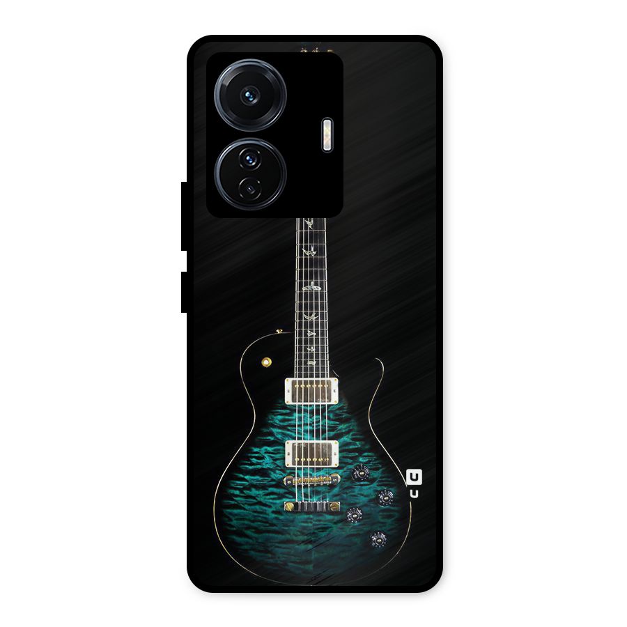 Royal Green Guitar Metal Back Case for Vivo T1 Pro