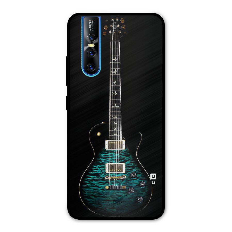 Royal Green Guitar Metal Back Case for Vivo V15 Pro