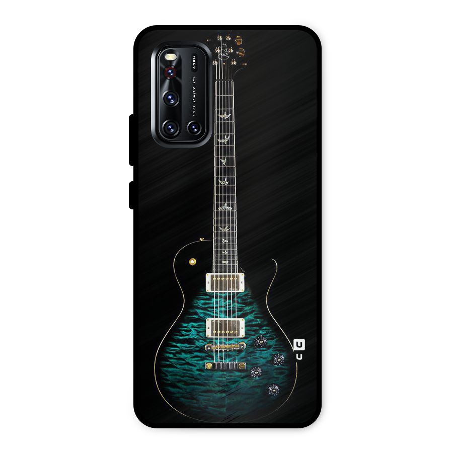Royal Green Guitar Metal Back Case for Vivo V19