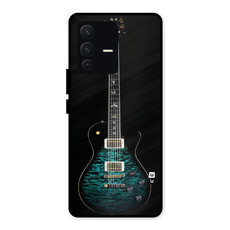 Royal Green Guitar Metal Back Case for Vivo V23 5G