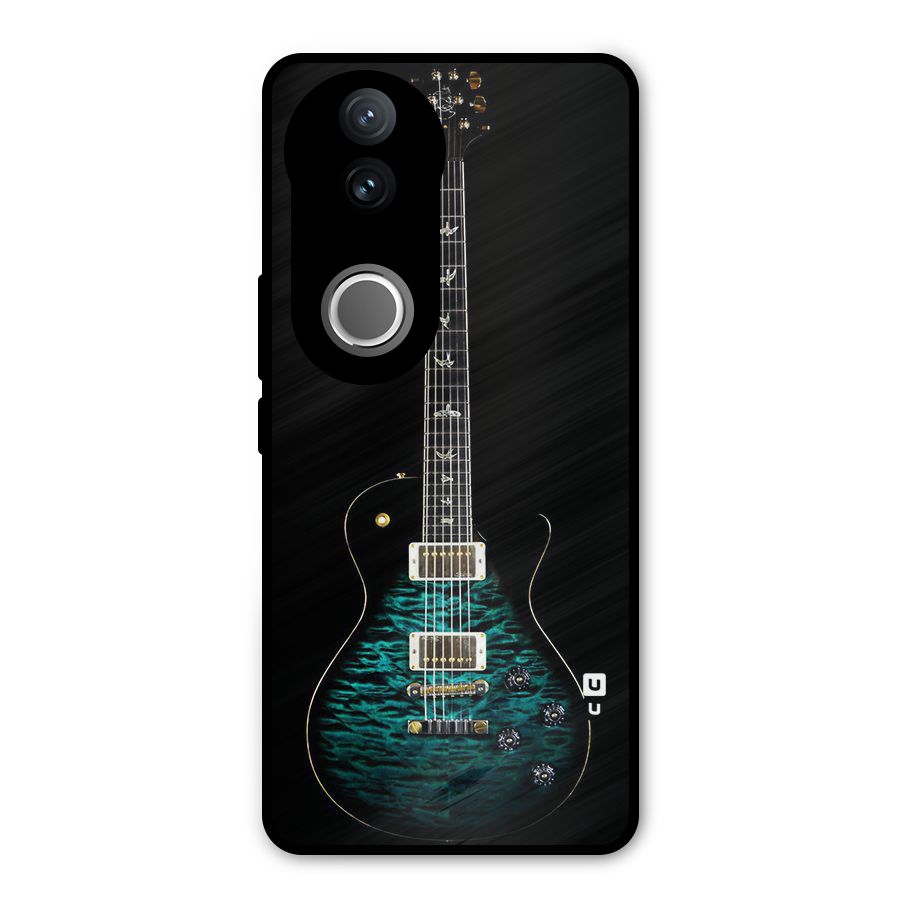 Royal Green Guitar Metal Back Case for Vivo V50e