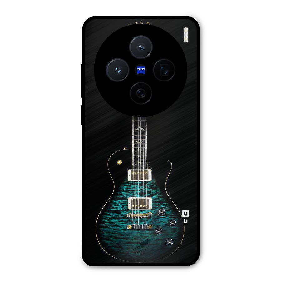 Royal Green Guitar Metal Back Case for Vivo X200