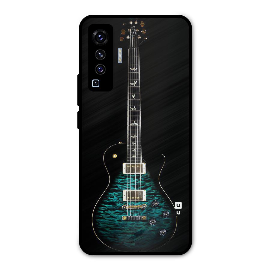 Royal Green Guitar Metal Back Case for Vivo X50