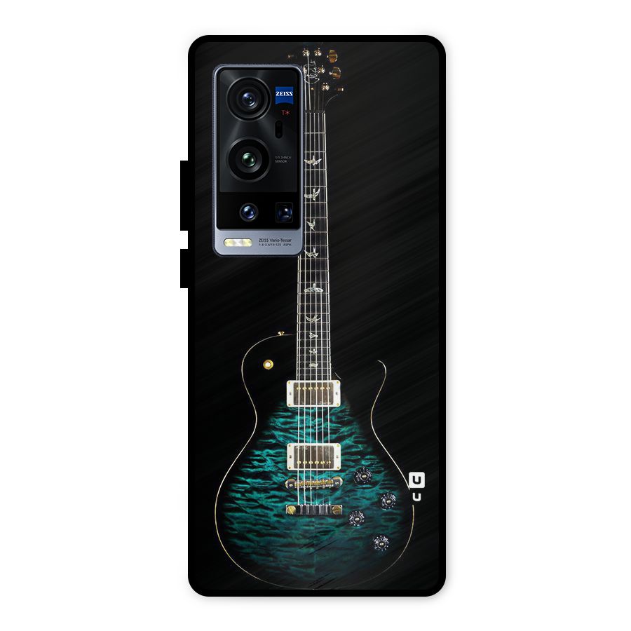 Royal Green Guitar Metal Back Case for Vivo X60 Pro Plus