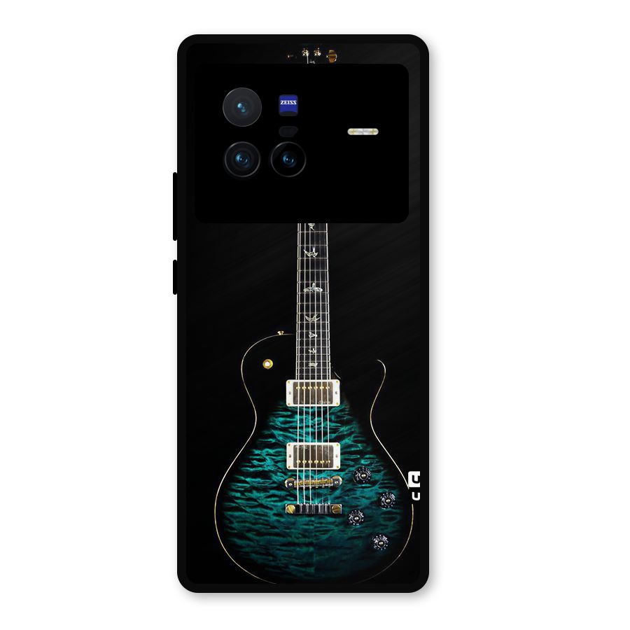 Royal Green Guitar Metal Back Case for Vivo X80